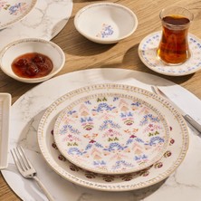 Aryıldız Ivy Blue Pink 32 Parça 6 Kişilik Kahvaltı Takımı
