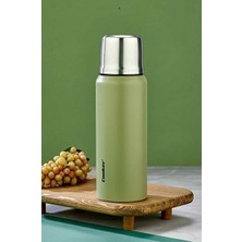 Astraltech Cooker CKR-2081 1 Litre Çelik Termos – 304 Paslanmaz Çelik, 24 Saat Sıcak / 48 Saat Soğuk (Haki)