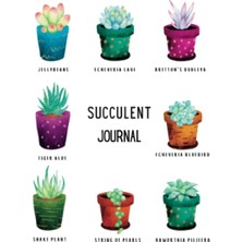 Astraltech Succulent Plant Journal, Plant Watering Schedule, Succulent And Planner, Garden Journal, P