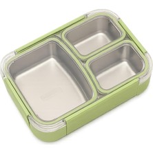 Astraltech 304 Çelik 780 ml 3 Bölmeli Öğrenci Ofis Yemek Mama Kabı Sefertası MT183YS