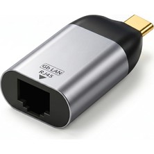Astraltech To Ethernet Çevirici Mini Adaptör - 1000 Mbps'e Kadar Hız - Usb-C'den RJ45 Gigabit Lan Dönüş