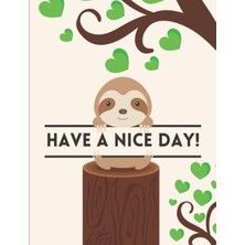 Astraltech Quaderno A Quadretti - Have A Nice Day!: Foglio B5-18,5 x 24,8 cm - 100 Pagine - Carta Bianca 90 gr