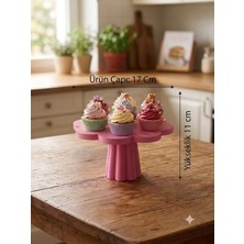 Mazaka Studio Ayaklı Stans Pembe Cupcake