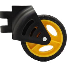 Astraltech Stanley PA566 FT585 ve BH206 Taşıma Arabaları Için Pu Yedek Sabit Teker Siyah