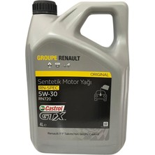 Castrol Rn-Spec Gtx RN720 5W-30 4 Lt Motor Yağı