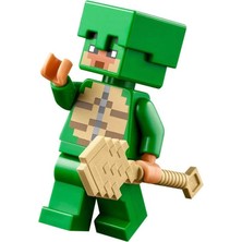 Astraltech LEGO Minecraft - Turtle Skin Warrior Orijinal Minifigür 5701282324032