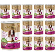 Astraltech Cuddy Yetişkin Köpek Biftekli Pate 400 gr x 12 Adet