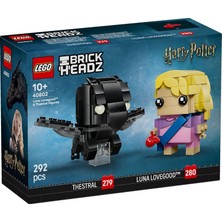Astraltech LEGO 40802 Brickheadz Harry Potter Luna Lovegood & Thestral Figures