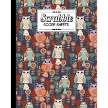 Astraltech Independently Published Scrabble Score Sheet: Owl Scrabble Score Sheet, Scrabble Game Record Book F
