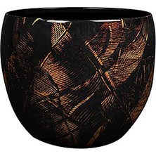 Astraltech Vive Siyah Metal Saksı S 15X12 cm