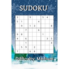 Astraltech Independently Published Winter Themed Sudoku Book Medium Difficulty 6"x 9"