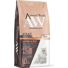 Astraltech Animal World Adult Sterilised Somonlu Kısırlaştırılmış Yetişkin Kedi Maması 15 kg