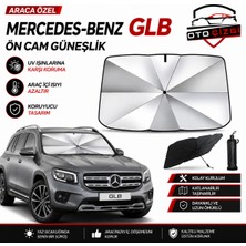 OtoÇizgi Mercedes Glb Şemsiye Tip Ön Cam Güneşliği Katlanabilir Uv Korumalı Araç Cam Güneşlik