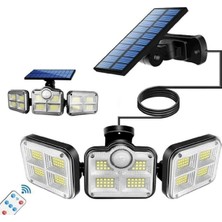 Astraltech Hangast Solar Güneş Enerjili 122 Ledli Hareket Sensörlü Bahçe Aydınlatma Sokak Lambası Solar