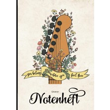 Astraltech Gitarren Notenheft: Leeres Notenbuch A4 Mit Tabulator Zum Ausfüllen Für Musikunterricht Ein Schönes