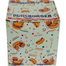 Astraltech Bursa Plastik Bursburger Döner Hamburger Sandviç Hışır Poşeti 13X14 2000 Adet