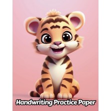 Astraltech Independently Published Tiger Handwriting Practice Paper: Wide Lines With Dotted Midline | For Stud