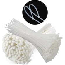 Astraltech Sekatech Çetsan 4,8X380 Beyaz 38CM Kablo Bağı Plastik Cırt Kelepçe TOPLAYICI-100 Adet