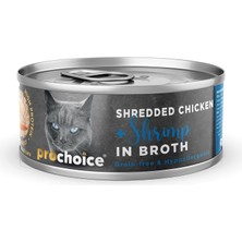 Astraltech Prochoice Deluxe Shredded, Tahılsız, Hipoalerjenik, Tiftiklenmiş Tavuk Eti ve Karidesli Yaş Kedi Ma