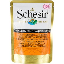 Astraltech Cat 100 G Pouchton Balikli, Tavuklu ve Karidesli