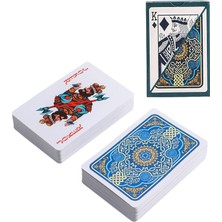 Astraltech Mavi Pvc Plastik Su Geçirmez Iskambil Poker Oyun Kağıdı RD60MV
