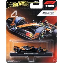 Astraltech Hot Wheels Premium Formula 1 Yarış Arabası Mclaren Formula 1 Team JKD88 'lando Norris'