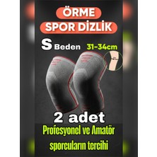 Astraltech S Beden 2 Li Set 3D Örme Sporcu Dizlik – Ağrı Azaltıcı, Diz Nefes Alabilir, Kompresyon Des