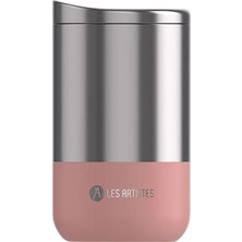 Astraltech Les Artistes Paris Isı Yalıtımlı Çelik Termos Mug 350ML Split Pink 3+ Yaş Pembe