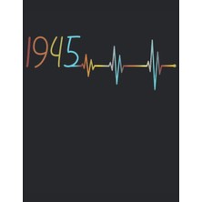 Astraltech 101 Mandalas - Malbuch Ekg Herzschlag Jahrgang 1945 Baujahr Heartbeat: Lustiges Retro Geburtstag De