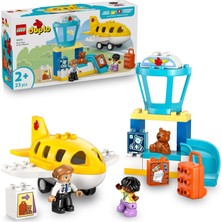 Astraltech LEGO Duplo Kasabası Ilk Havaalanı Deneyimi 10443 – 2 Yaş ve Üzeri Pilotluğa Ilgili Çocuklar Için Uç