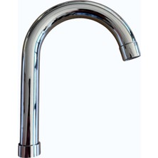 Astraltech Delta Kuğu Batarya Borusu, Krom Kaplama, 360° Döner, Kısa Model 20.4 cm ve Uzun Model 25.4 Cm, Zari