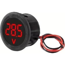 Astraltech Dc 4-100V Dijital Voltmetre Kırmızı LED – Araç, Tekne, Karavan, Motosiklet