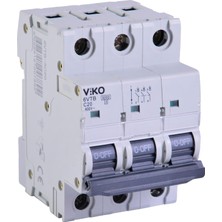 Astraltech Viko 6VTB-3C20 Otomatik Sigorta 6ka C Tipi 3 Kutup 20A