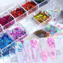Astraltech Fontenay Nailart Charm 12çeşit Renklitırnak Charms Koleksiyonu Tırnakcharm Nailcharms 12'li Kutulu