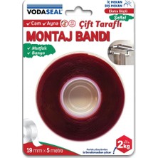 Astraltech Vodaseal Montaj Bandı, 19MMX5MT, Şeffaf.