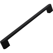 Astraltech Uhud Kulp 192 mm Siyah Metal Mutfak Mobilya Çekmece Mutfak Dolap Dolabı Kulpları Kapak Kulbu 19.2 C