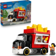 Astraltech LEGO City Patates Kızartması Kamyonu 60488 – 5 Yaş ve Üzeri Çocuklar Için Satıcı ve Müşteri Minifig