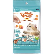 Astraltech Yummie Bites Yumuşak Çiğnenebilir Kedi Ödülü Tavuk ve Mavi Yüzgeçli Orkinos Aromalı