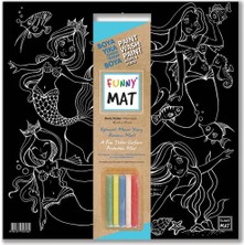 Astraltech Akademi Çocuk Funny Mat Black (Tebeşirli) Deniz Kızları