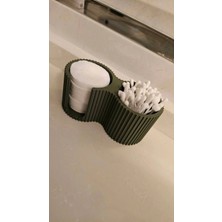Mazaka Studio Banyo Düzenleyici Makyaj Pamuğu ve Kulak Çubuğu Organizeri