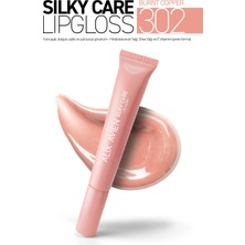 Alix Avien Dolgun Gürünüm ve Nemlendirici Etkili Dudak Parlatıcısı - Silky Care Lipgloss 302 Burnt Copper