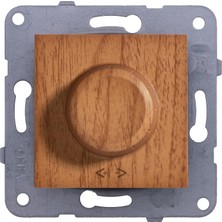 Astraltech Viko Novella/trenda Ceviz Pro Dimmer Rl 20 500W Mekanizma ve Düğme/kapak