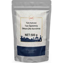 Ezel Türk Kahvesi Okkalı- Çifte Kavrulmuş Taze Öğütülmüş - 500GR
