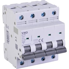 Astraltech Viko 6VTB-4C100 Otomatik Sigorta 6ka C Tipi 4 Kutup 100A