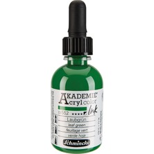 Astraltech Schmincke Akademie Akrilik Mürekkep 50 ml 552 Leaf Green