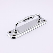 Astraltech Gümüş Krom Büyük 14.5 cm Metal Kapı Çekme Kolu Tutamağı Kulp Kulpları Dolap Mobilya Dolap Çekmece