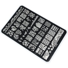 Astraltech Nail Art Stamping Baskı Plakası Büyük Boy Xl HK06
