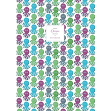 Astraltech Octopus - Lined Pages - A4 - Premium: (Spring Edition) Fun 192 Lined Pages (A4 /