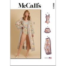 Astraltech Mccall's Misses Pijama Dikiş Deseni, Çok Renkli 2 Parça