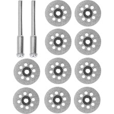 Astraltech Depolife Gravür Makinesi Için Turbo Elmas Mini Daire Testere Bıçak Takımı Cam Metal Mermer Ahşap Ke